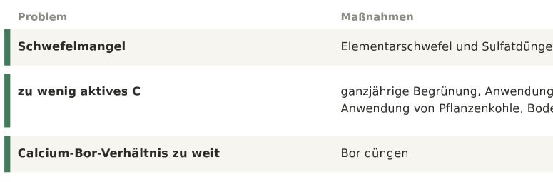 Die drei wichtigsten Maßnahmen