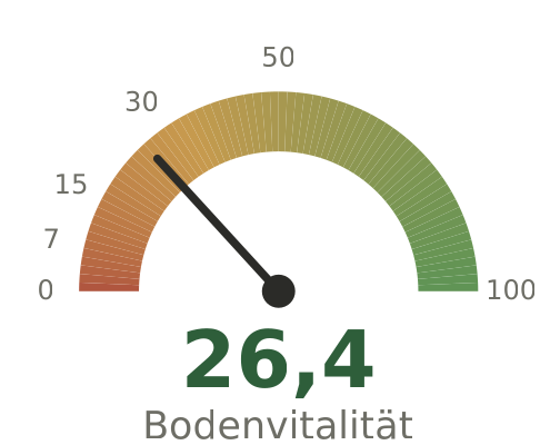 Tacho Bodenvitalität 26,4